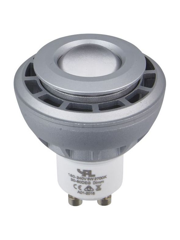 GU10 - SPL Dim To Warm - Klar - Ø:50mm - 250lm - 2000K-2800K - CRI 85 - Dimmbar