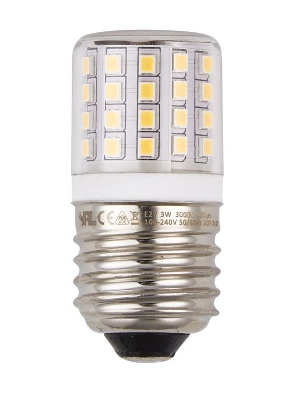 E27 - SPL Tubular VR 100-240V - Klar - Ø:27mm - 400lm - 3000K - CRI 80 - Nicht dimmbar