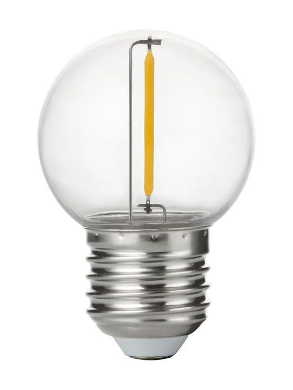E27 - SPL Shatterproof Polycarbonate - Klar - Ø:45mm - 55lm - 2700K - CRI 80 - Nicht dimmbar