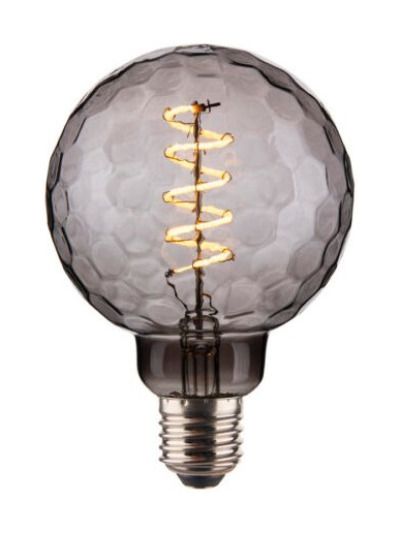 Halo Design - E27 LED-Leuchtmittel - COLORS Geo Smoke Ø95 mm (1-2-3 STEP)