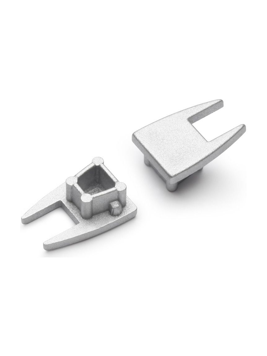 Endkappen für MIKRO10 - Silber - 20 Stk.