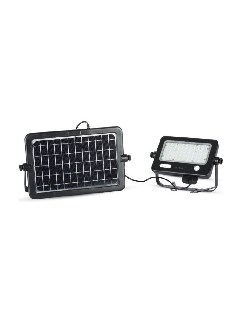 V-Tac - Solar-Fluter - 10W - Schwarz - Sensor - 1100lm - RA80 - IP65 - 4000K