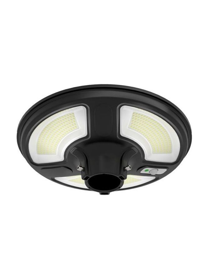 V-Tac 7,5W Solar-Gartenleuchte LED - Schwarz, Ø42 cm, mit Solarzelle, Sensor und IP65