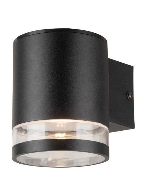 V-Tac 0,55W Solar-Wandleuchte LED - Schwarz, IP54, 70lm, 3 Jahre Herstellergarantie