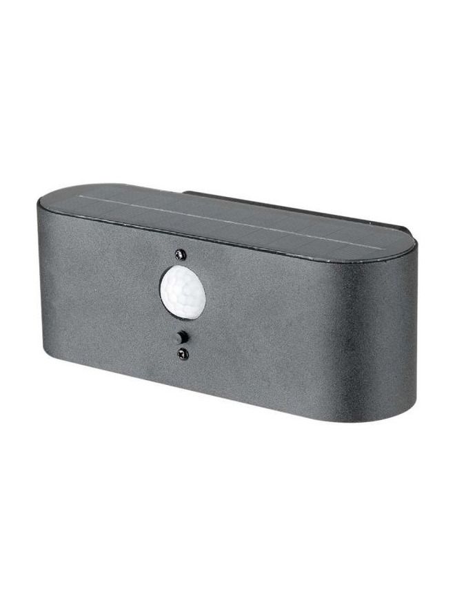 V-Tac Solar-Wandleuchte LED - Sensor, einstellbare Abstrahlung, IP54, 2,5W, 100lm