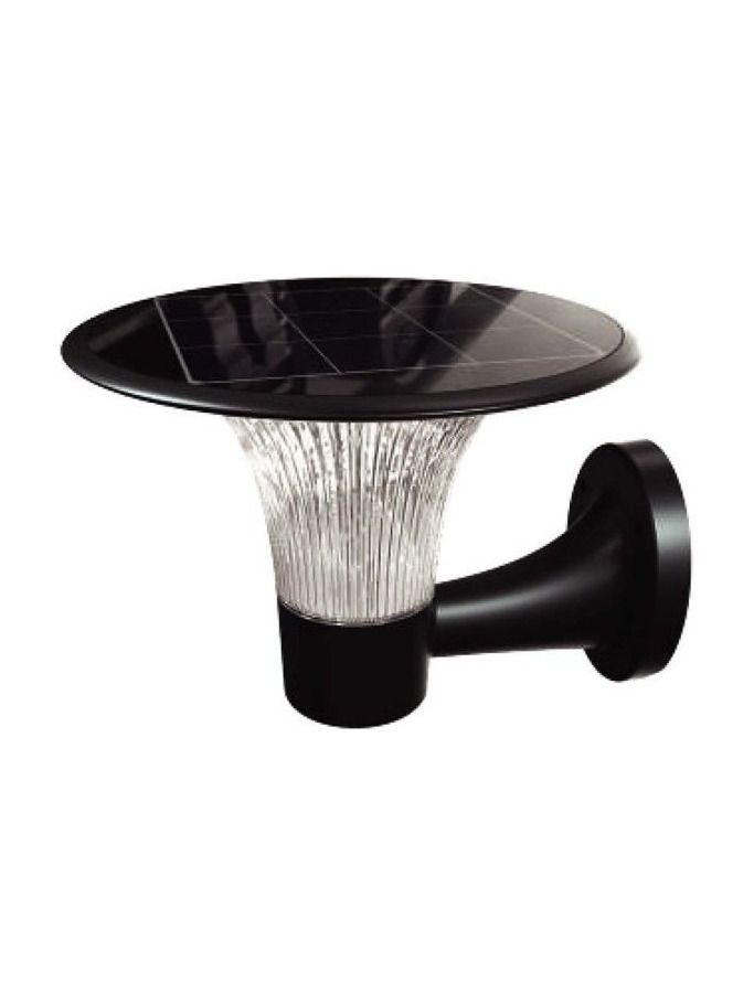V-Tac 15W Solar-Wandleuchte LED - Schwarz, mit Sensor, wasserdicht IP65