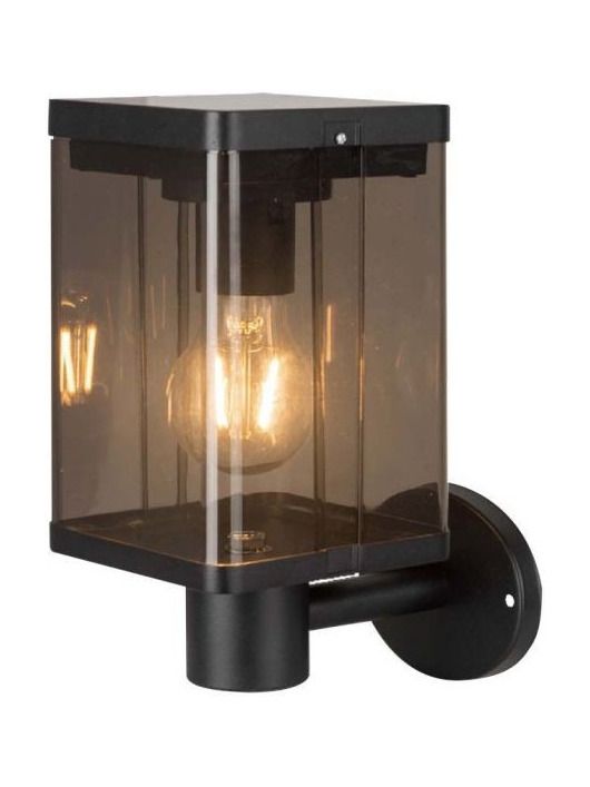V-Tac 2.5W Solar-Wandleuchte LED - Schwarz, Sensor, IP54, 150lm