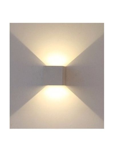 V-Tac 12W LED graue Wandleuchte - eckig, einstellbarer Abstrahlwinkel, IP65 außen, 230V inkl. Leuchtmittel