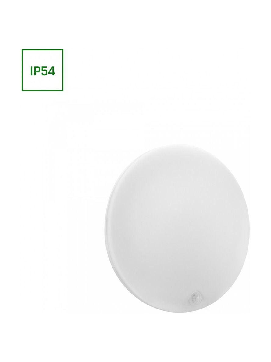 Spectrum - NYMPHEA PROXI - Deckenleuchte - 18W - PIR-Sensor - Weiß - 1600lm - RA80 - IP54 - Neutralweiß