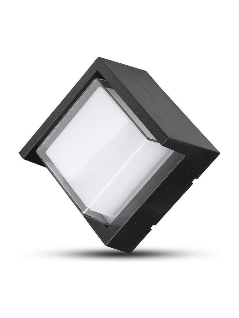 V-Tac 7W LED eckige Außen-Wandleuchte inkl. Leuchtmittel - IP65, 230V, 400lm, RA80
