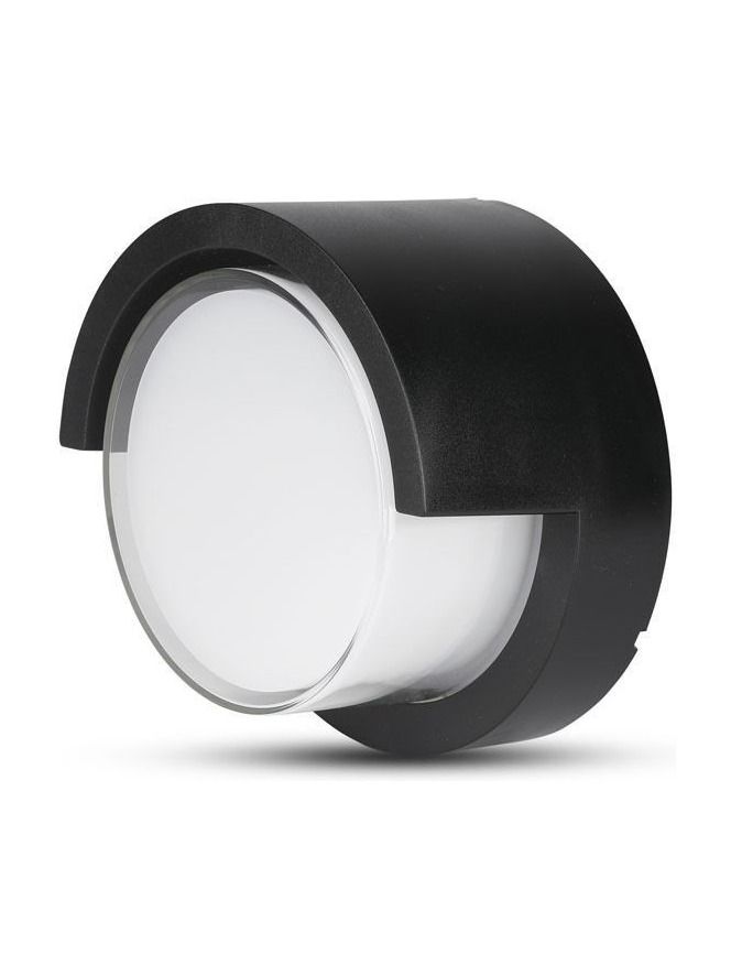 V-Tac 12W LED Außen-Wandleuchte rund - IP65, 230V, inkl. Leuchtmittel