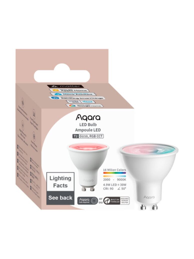 Aqara - GU10 LED Spot T2 - RGB+CCT - Farbwechsel-LED-Spot