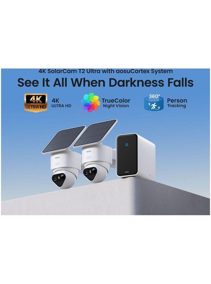 aosu - SolarCam T2 Ultra System-2 Cameras