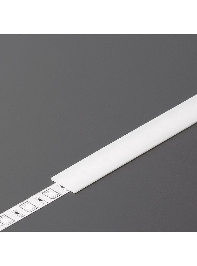 Abdeckung für LED-Profil - J - Slide - 2m - Opal