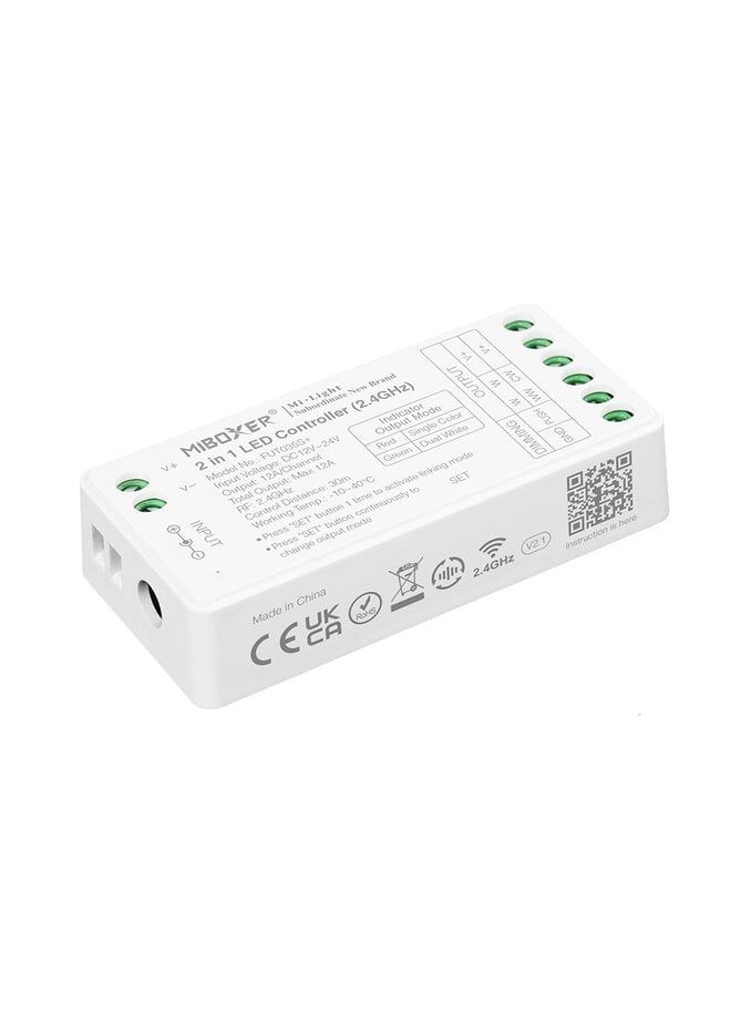 Miboxer - LED-Controller - 2-in-1 - CCT - DC12/24V - 2.4GHz RF