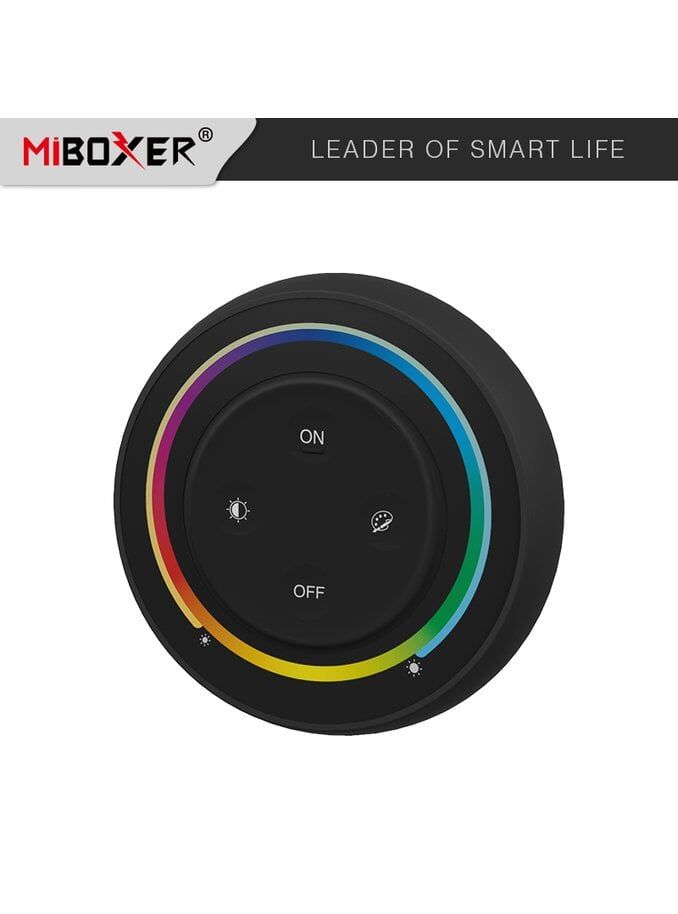 Miboxer - Fernbedienung Rainbow - Schwarz - RGB-CCT - 2,4GHz RF