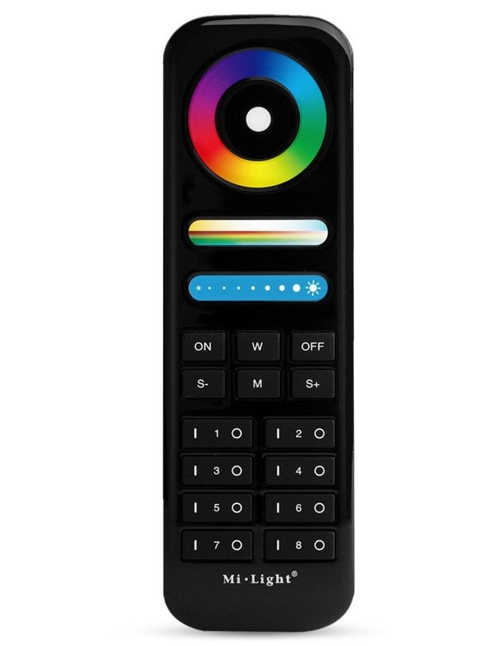 Miboxer - Fernbedienung - RGB-CCT - 8 Zonen - 2.4GHz RF