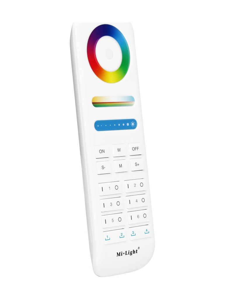 Miboxer - Fernbedienung - RGB-CCT - 6 Zonen - 2 Szenen - 2,4GHz RF