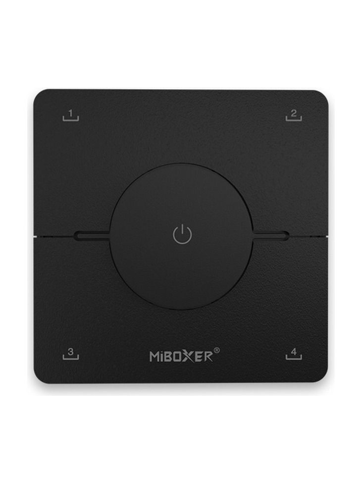 Miboxer - Fernbedienung - Drehrad - Schwarz - CCT - 4 Szenen - 2.4GHz RF