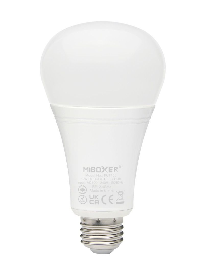 Miboxer - LED-Leuchtmittel E27 - 12W - RGB-CCT - WiFi