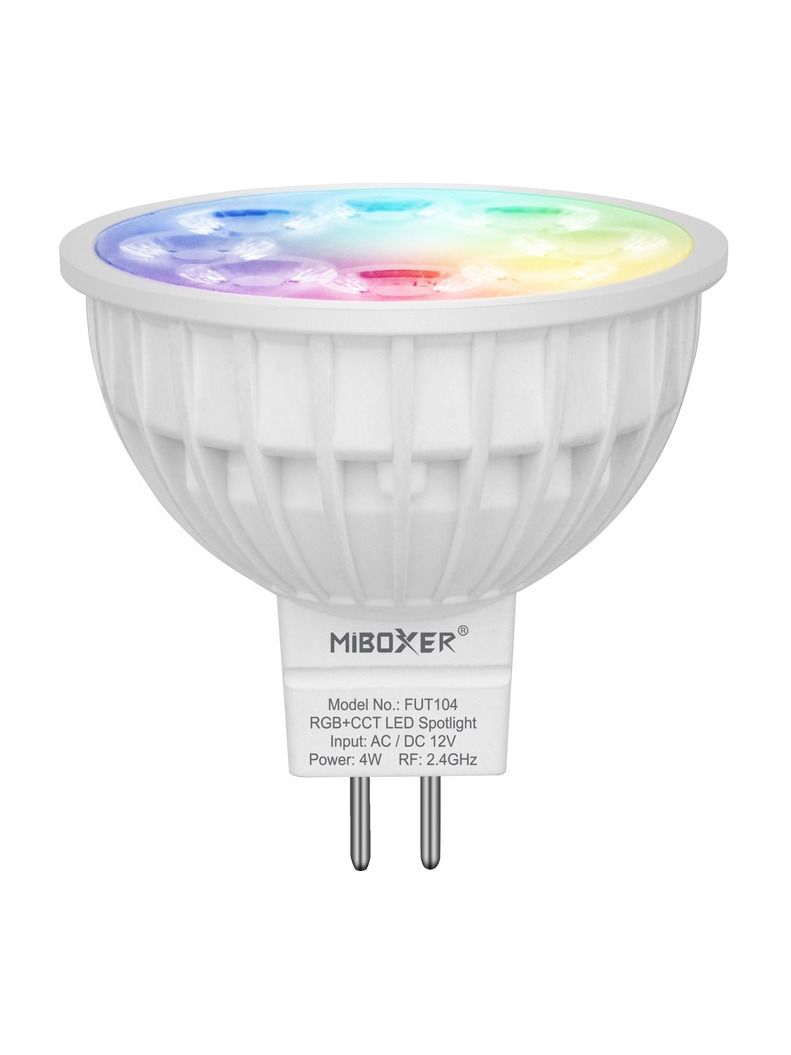 Miboxer - LED-Leuchtmittel MR16 - 4W - RGB-CCT - WiFi - 12V