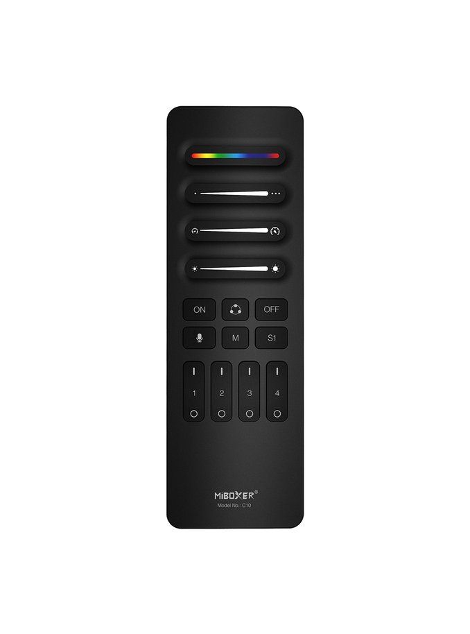 Miboxer - Fernbedienung - RGB-CCT - 2.4GHz RF - 3V - 4 Zonen (C10-B)