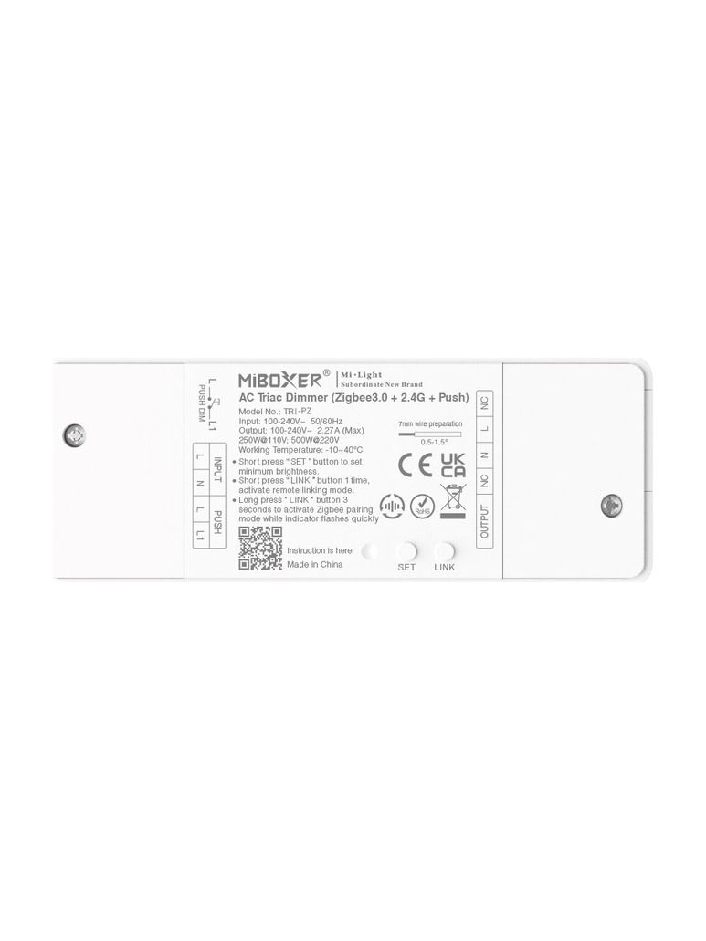 Miboxer - LED-Controller - 500W - 2,4GHz RF, Zigbee 3.0 - IP20