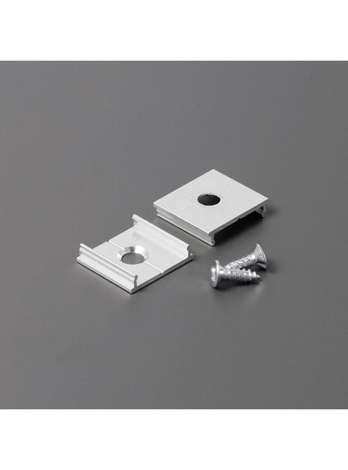 Montageclips für LED-Profil - Model X - Aluminium - 20 Stk