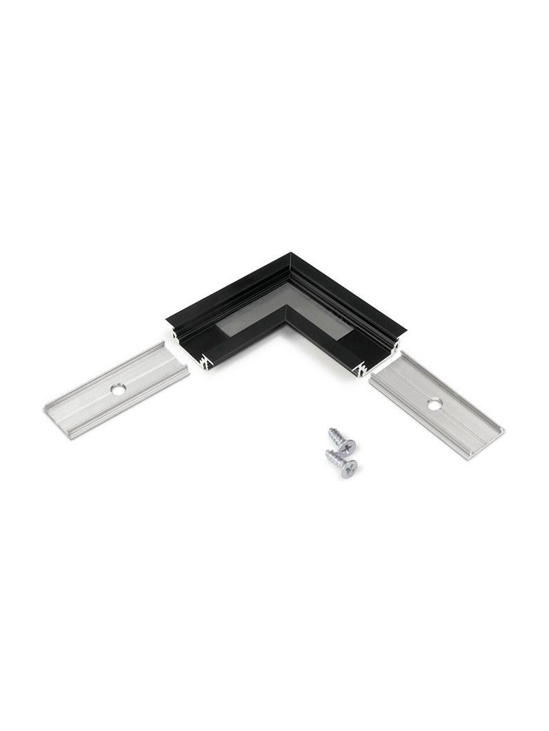 Winkel für LED-Profil GROOVE10 - 90° - Schwarz