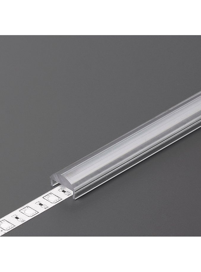 Abdeckung für LED-Profil - C Linse - Click - 2m - Transparent
