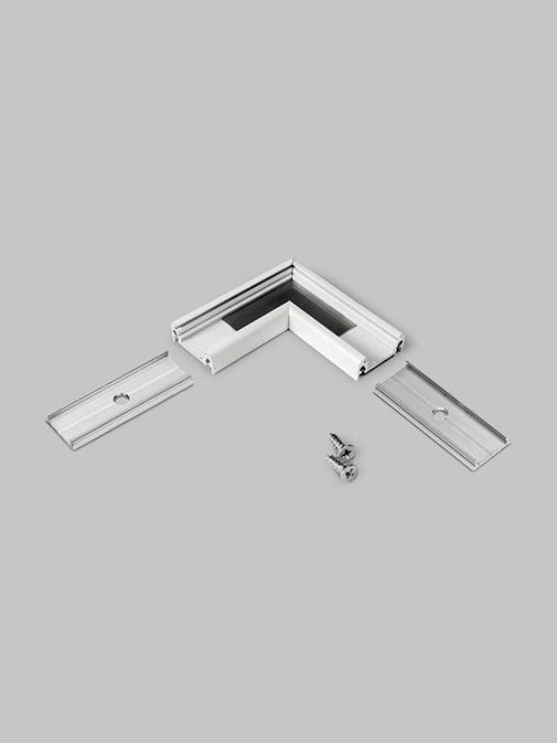 Winkel für LED-Profil SURFACE10 - 90° - Weiß