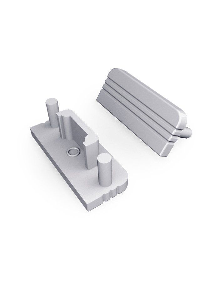 Endkappen für SURFACE10 Gen2 - Silber - 20 Stk.