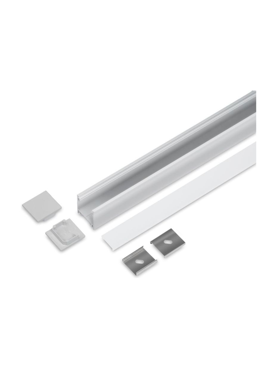 Aluminiumprofil - Model L - 20mm LED-Streifen - Alu