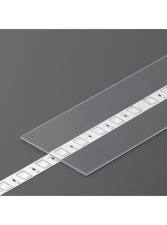 Abdeckung für LED-Profil - G - Slide - 1m - Transparent