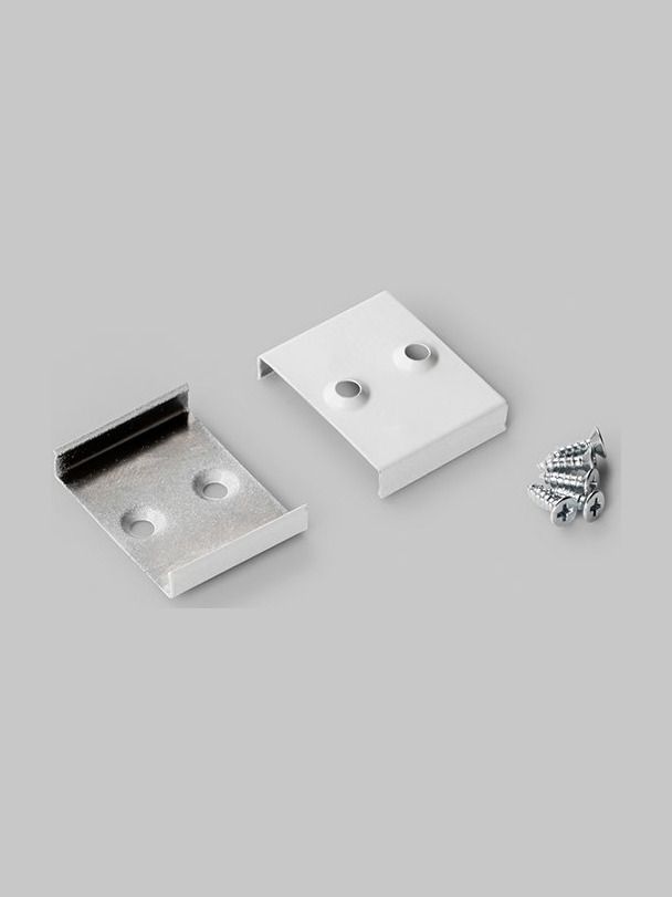 Halterung für LED-Profil - Model W - Weiß - 20 Stk.