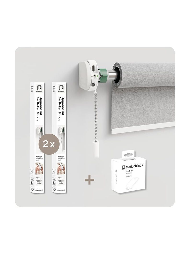 MotionBlinds - Upgrade Kit (Duo-Pack + Bridge) – 2er-Pack mit Bridge