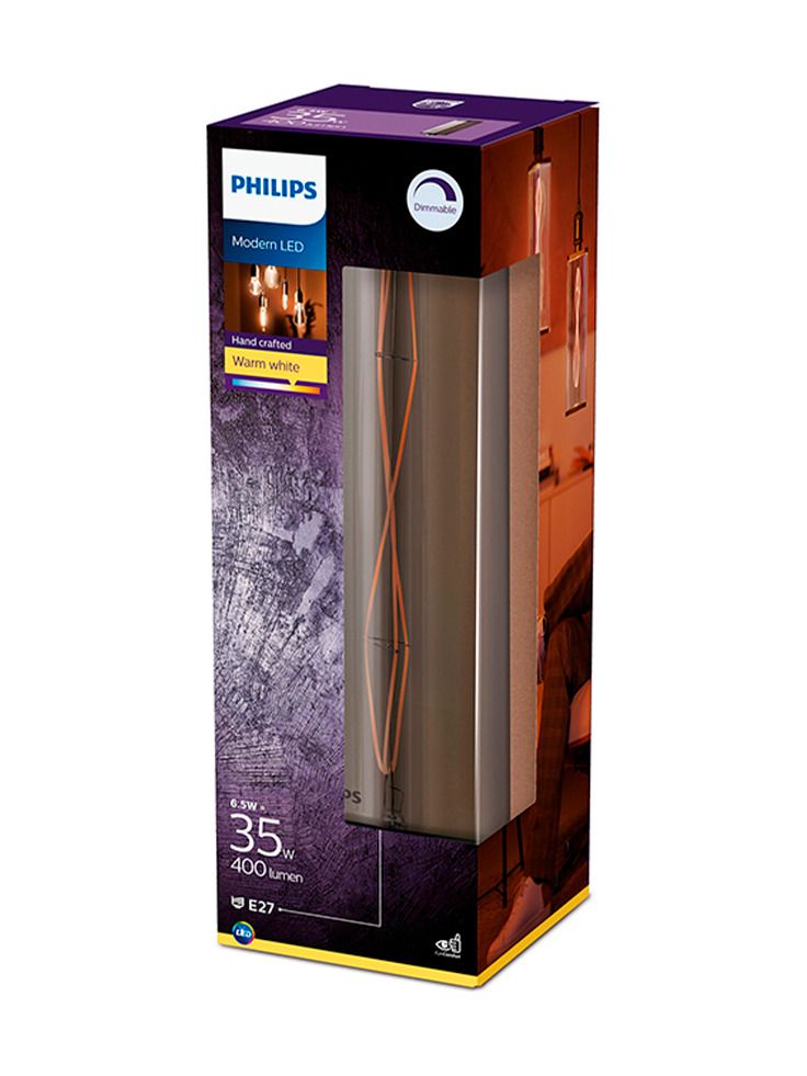 E27 - Philips Deco LED-Leuchtmittel 6,5 W - 400 lm