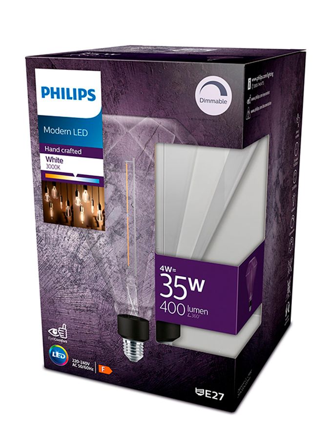 E27 - Philips Deco Diamant LED-Leuchtmittel 4 W - 400 lm