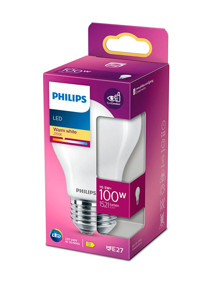 E27 - Philips LED-Leuchtmittel 10,5W - 1521lm