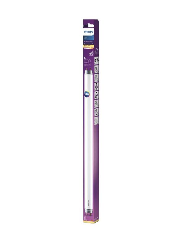 G13 - T8 - Philips LED-Röhre - 6W - 45cm - 600lm - 2700K