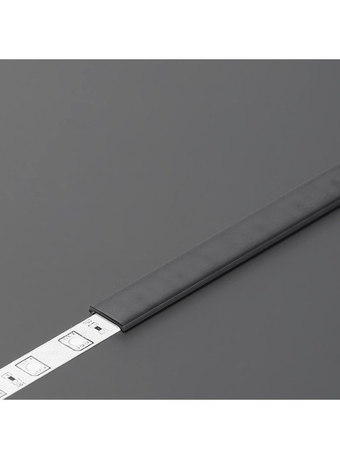 Abdeckung für LED-Profil - C2 - Click - 2m - Schwarz