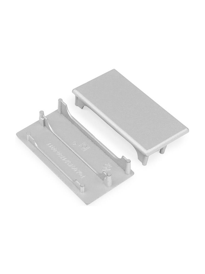Endkappe LOWI - Silber - 2 Stk.