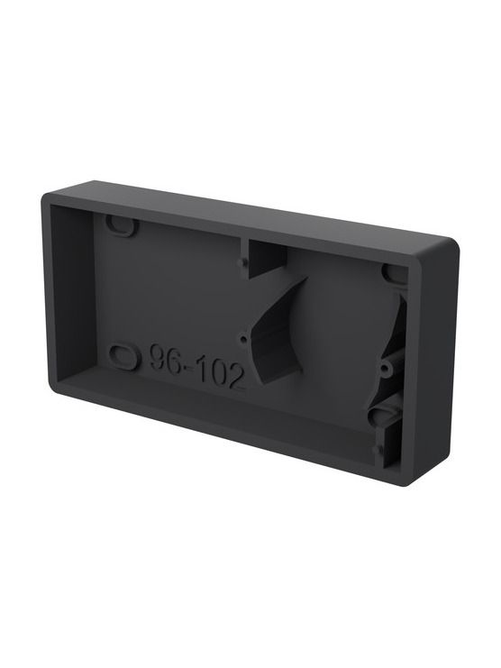 Shelly Wall Display X2i - Wandhalterung - Schwarz - Nur USB-C (5V)