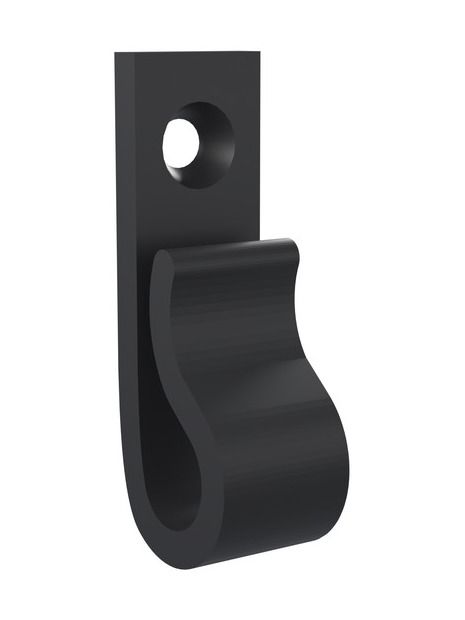 Lichterketten-Clips - Haken mit Schraubmontage - Schwarz - 20 Stk.