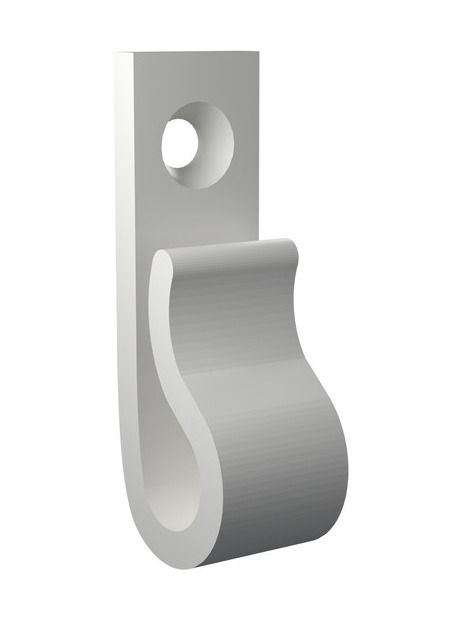 Lichterketten-Clips - Haken mit Schraubmontage - Weiß - 20 Stk.