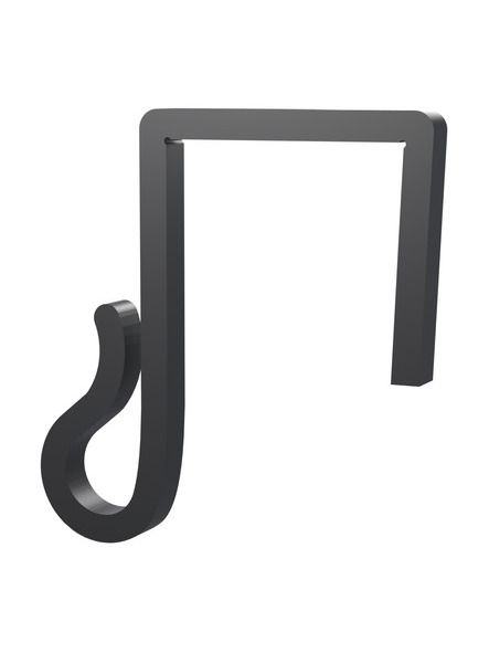Lichterketten-Clips – Für Weihnachtsbeleuchtung und Lichterketten am Zaun - 25mm - Schwarz - 20 Stk.
