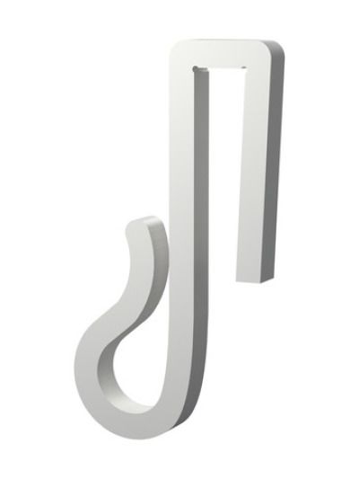 Lichterketten-Clips – Für Weihnachtsbeleuchtung und Lichterketten an Hecken - 6mm - Weiß - 20 Stk.