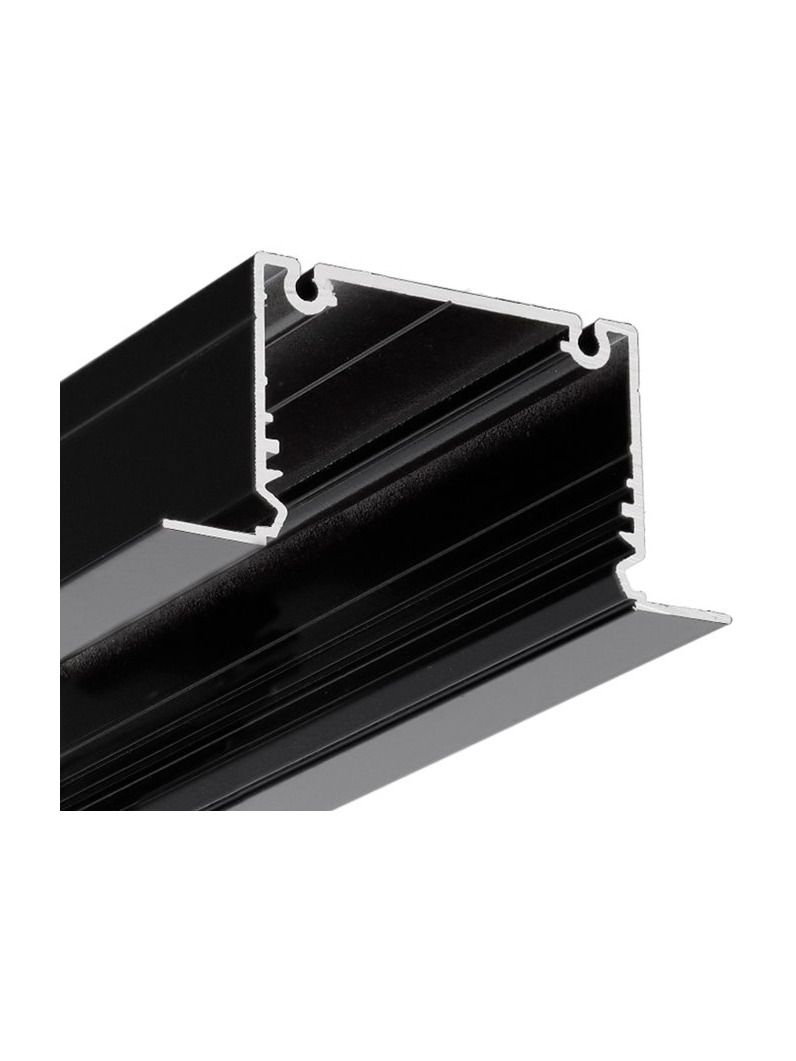 LED-Profil PHIL RECESSED - 2m - Schwarz