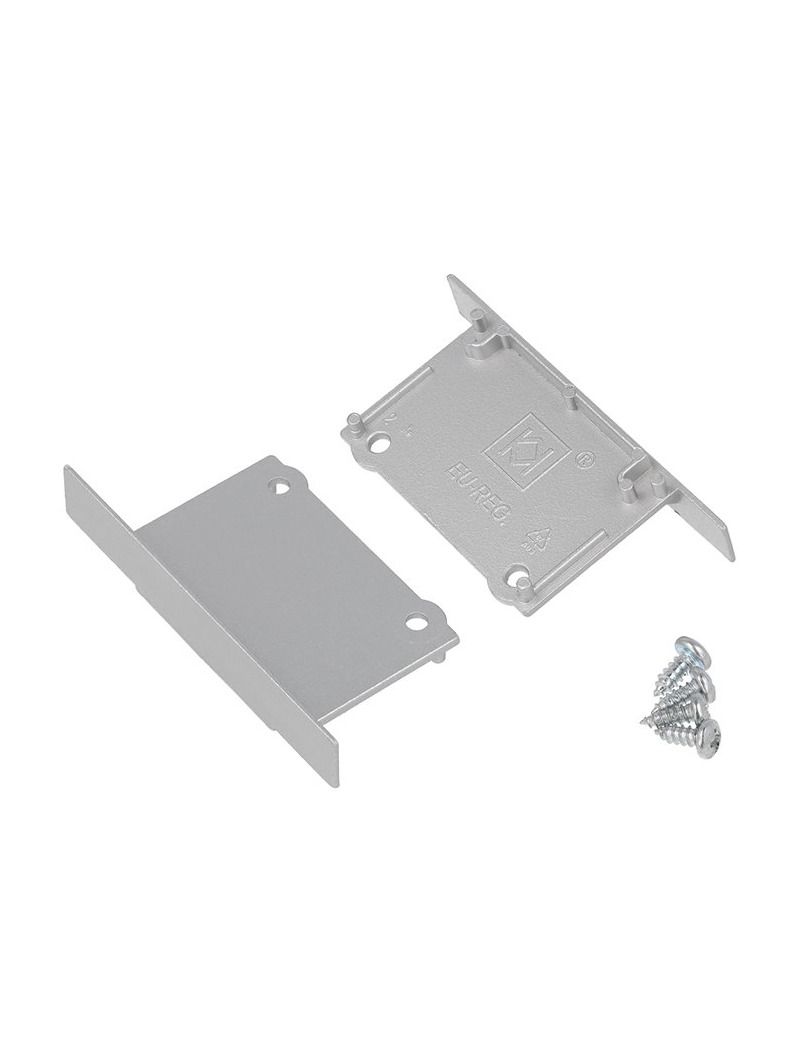 Endkappe PHIL RECESSED - Silber - 2 Stk.