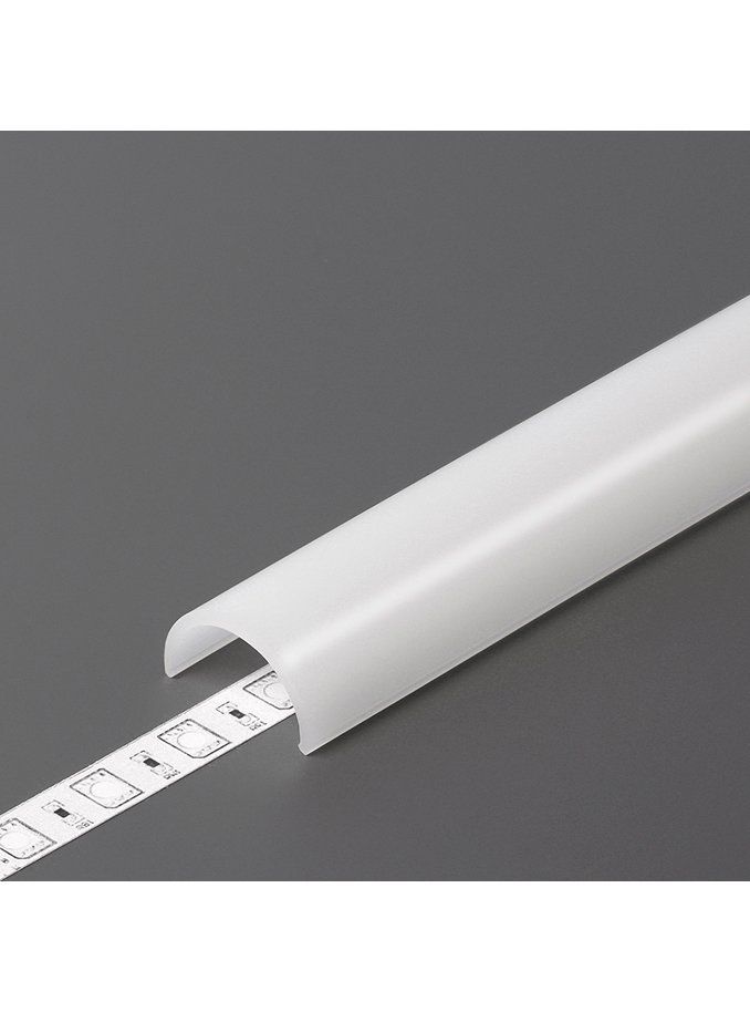 Abdeckung für LED-Profil - D - Click - 3m - Opal